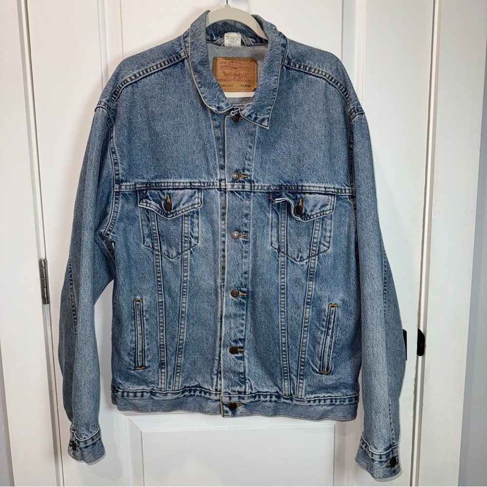 LEVI’S Vintage 0291  70507-0389 Denim Trucker Jacket - Made in Mexico SzXL Men’s